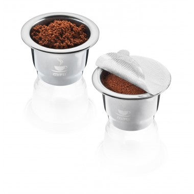 Lot de 2 capsules de café rechargeables Conscio Gefu