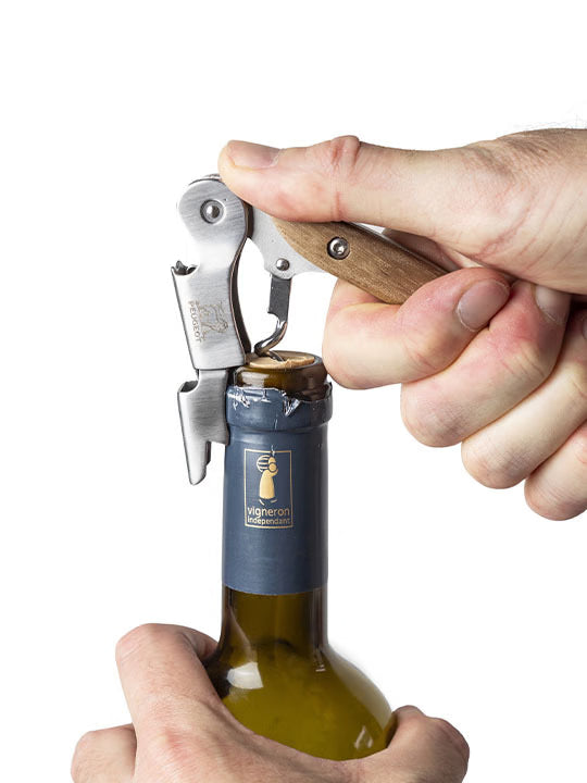 Tire-bouchon sommelier à double levier Malbec Walnut - Peugeot