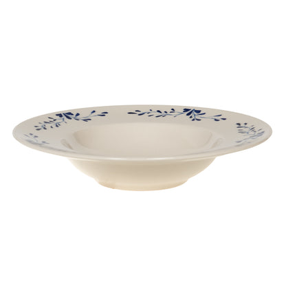Assiette à pâtes Appoline bleue 27 cm - Maison Bastide