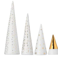 Petite forêt d'hiver en porcelaine Räder porcelaine blanche