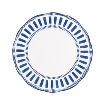 assiette calotte napoli bleue