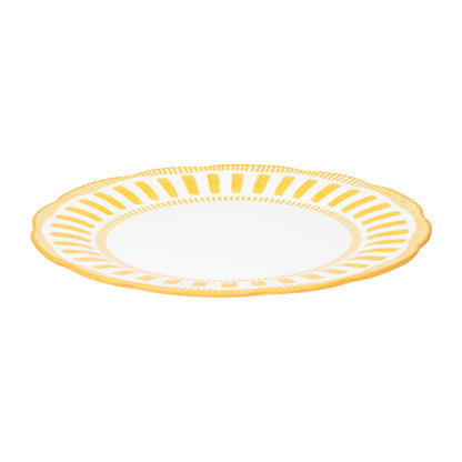 Assiette plate Napoli jaune 27 cm - Table Passion
