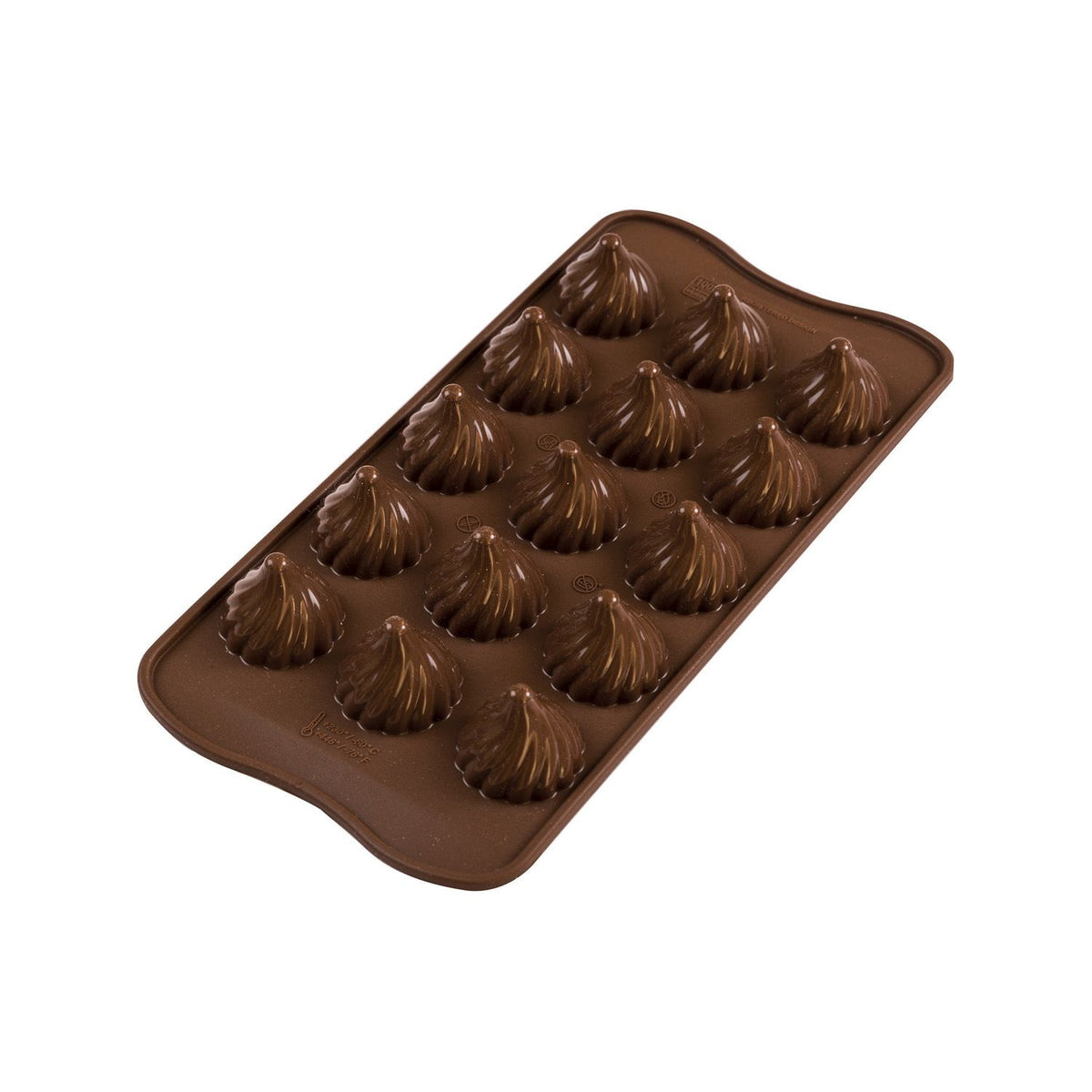 Moule mini choco flamme 3d - Silikomart