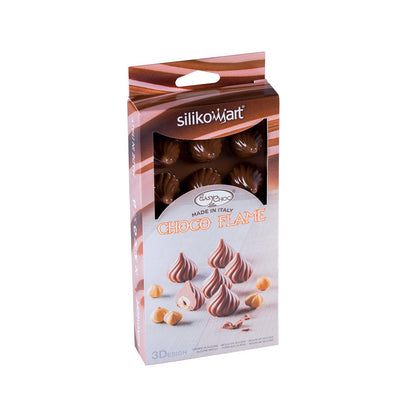 Moule mini choco flamme 3d - Silikomart