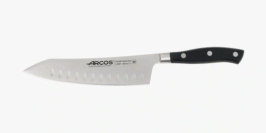 Couteau rocking Santoku Riviera 180 mm - Arcos