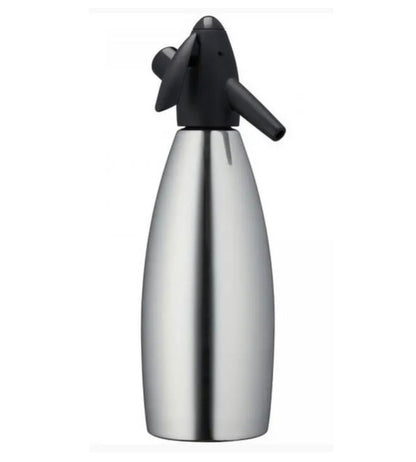 Siphon à soda Kayser en inox avec tête noire