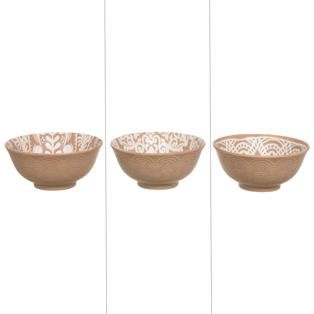 Bol beige Safi 15cm - Maison Bastide