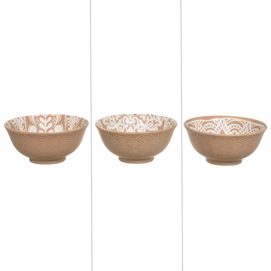 Bol beige Safi 15cm - Maison Bastide