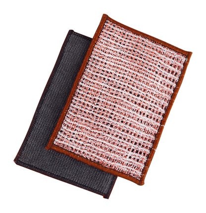 Torchon Redecker double face en fils de cuivre et microfibre