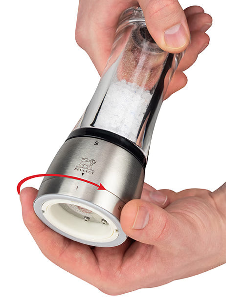 Moulin manuel en acryl et inox Daman - Peugeot