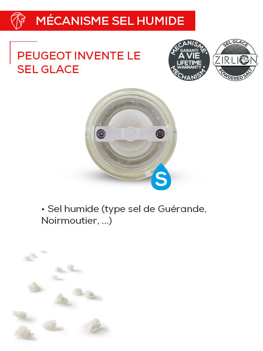 Oslo - mécanisme Zirlion pour sel humide