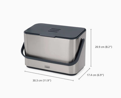 Composteur de Cuisine Inox 4L Collect™ - Joseph Joseph