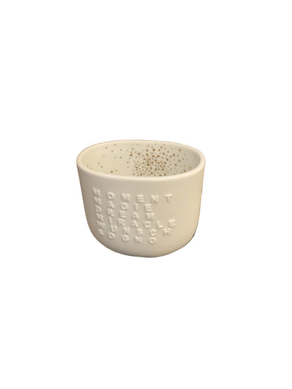 Photophore mots lumineux moment et magie Räder porcelaine blanche