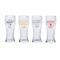 Verres Brasserie Trend'Up - coffret de 4 verres aux étiquettes colorées