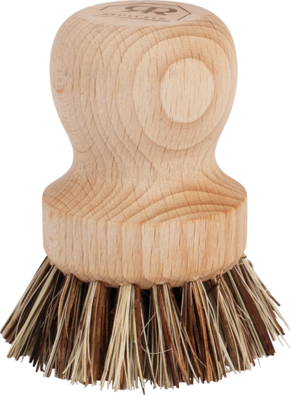 Brosse à casserole Redecker en bois de hêtre, garniture union