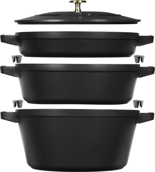 Set empilable, 4-pcs 24 cm - Staub
