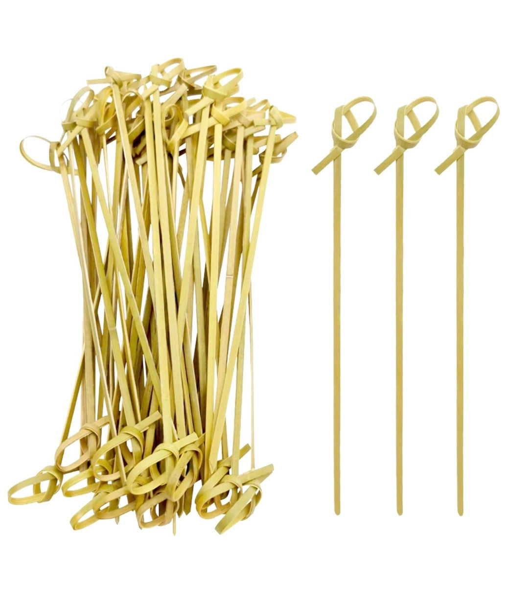 Lot de 100 piques de dégustation DM en bambou