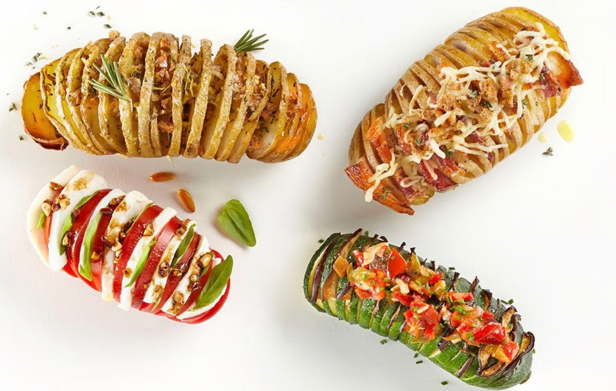 Coupe-légumes Hasselback Lékué à 5 lames en inox