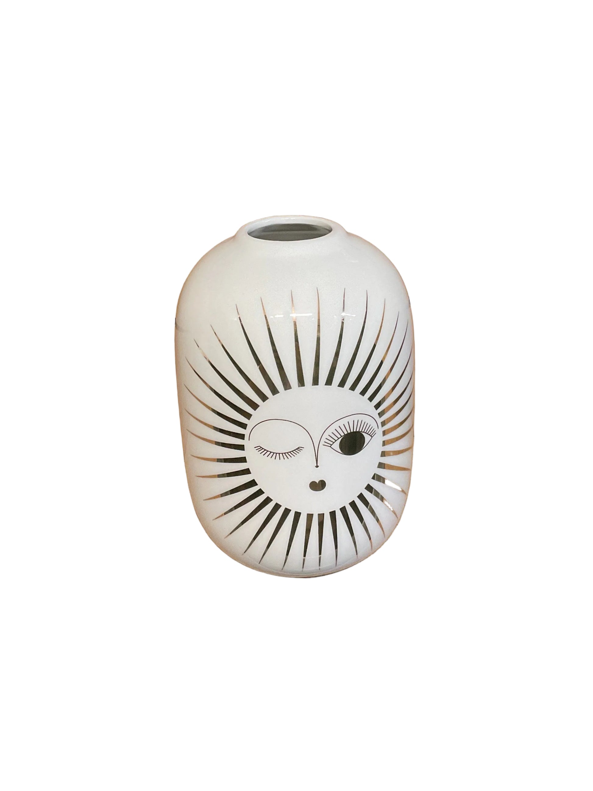 Vase Sophie doré brillant Räder métal