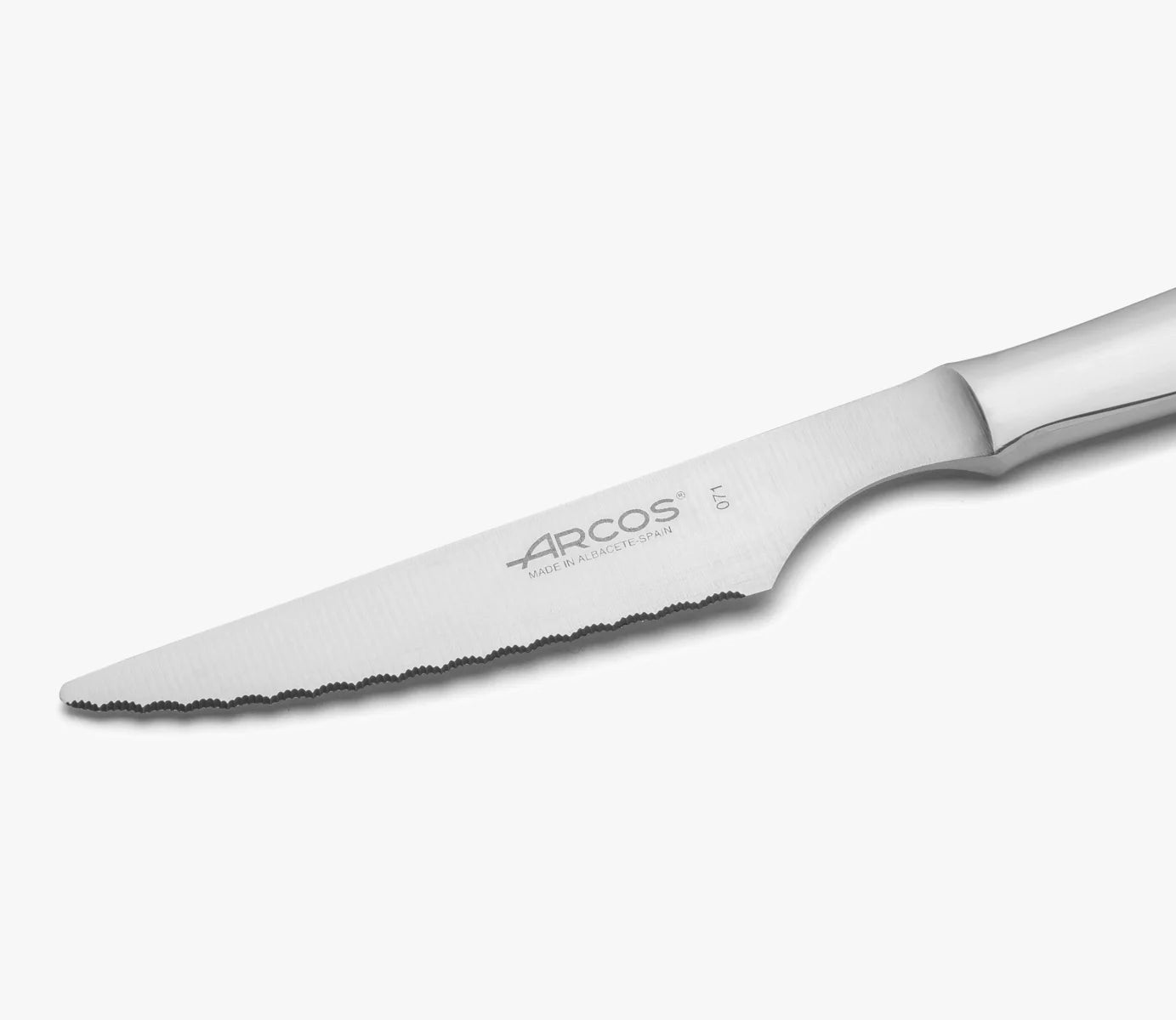 Coffret de 6 couteaux à steak forgés inox lame crantée - Arcos