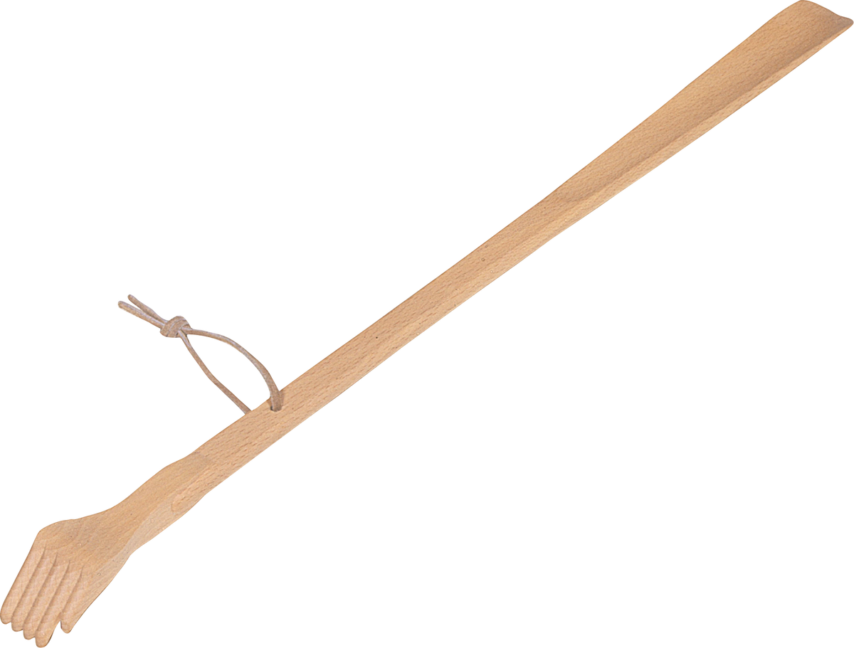 Chausse-pied Redecker avec main grattante, bois de hêtre huilé