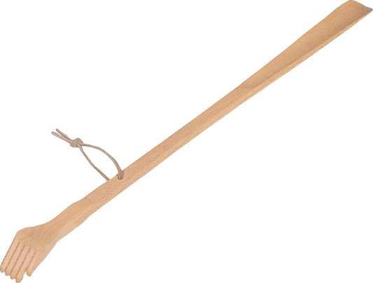 Chausse-pied avec main grattante avec bracelet en cuir - Redecker