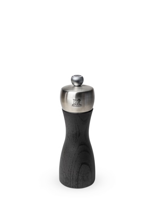 Moulin à sel Fidji graphite manuel en bois et inox 15cm - Peugeot