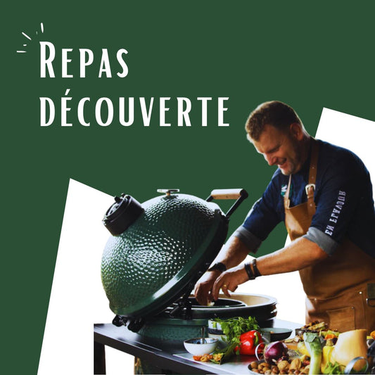 Repas découverte autour du Big Green Egg