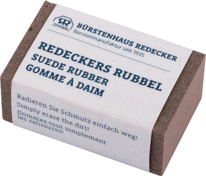 Gomme à daim Redecker en silicone, format de poche