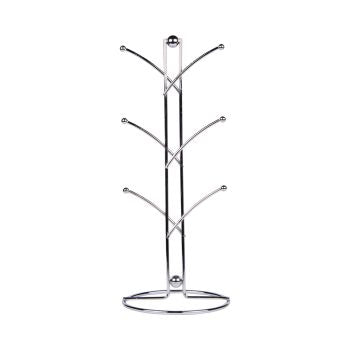 Porte 6 mugs chrome 16x39 cm - Table Passion