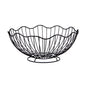 Coupe à fruit vague noir 36 cm - Table Passion