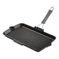 Gril avec bec verseur 34 cm, Fonte, Noir mat - Staub