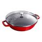 Wok avec couvercle en verre 30 cm 4,4 L - Staub
