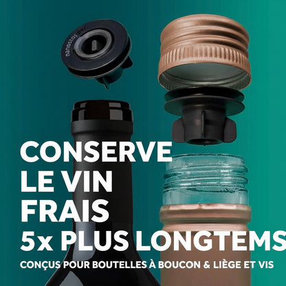 Conservateur de vin Airtender - arômes préservés plusieurs jours