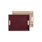 Plateau bicolore réversible en similicuir 45X35cm - Freeform