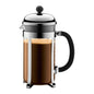 Cafetière Chambord 8 tasses en inox noir - Bodum