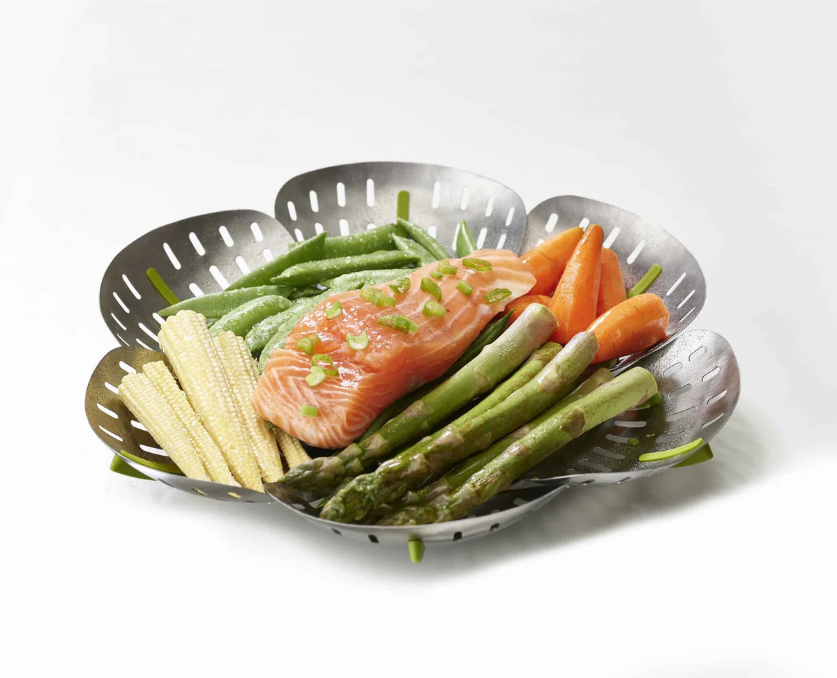 Panier Vapeur Pliable en Inox Bloom™ - Joseph Joseph