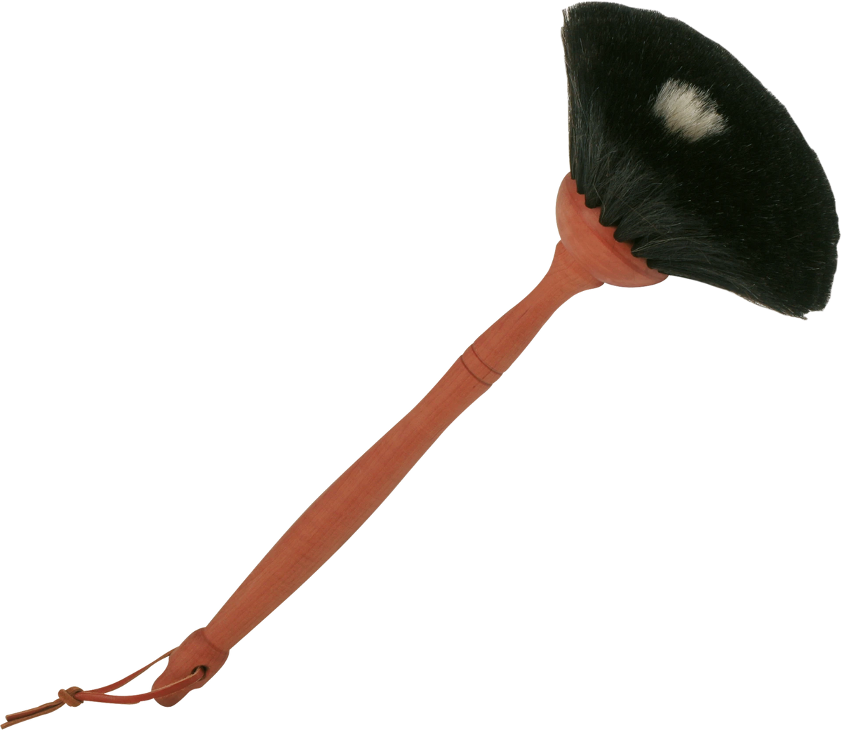 Brosse à poussière Redecker en poil de chèvre, bois de poirier