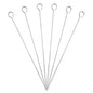 6 brochettes chromées 35 cm - Metaltex