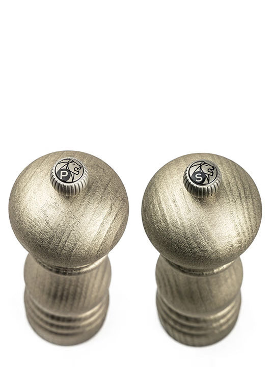 Golden Paris Duo moulins à poivre et à sel 18 cm finition dorée - Peugeot