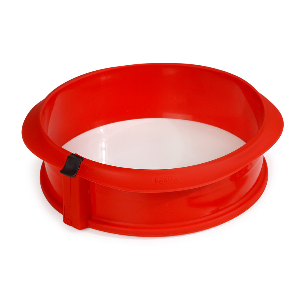 Moule charlotte 18 cm démontable rouge - Lékué