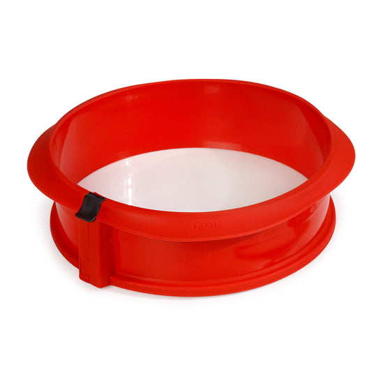 Moule charlotte 18 cm démontable rouge - Lékué