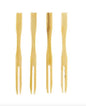 Lot de 50 fourchettes miniatures DM en bambou