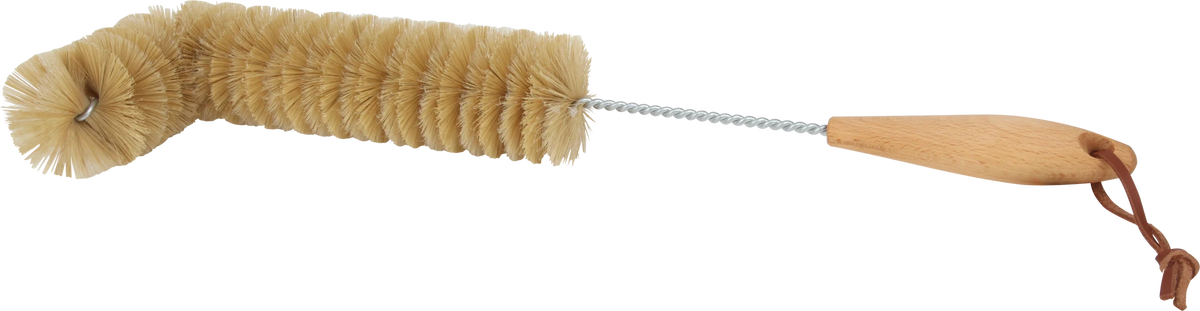 Goupillon Redecker à radiateur, extrémité coudée, poils de sanglier