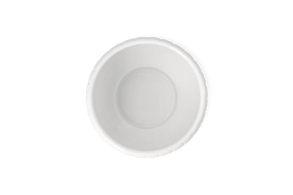 Coupe bougeoir à rayures Räder porcelaine blanche