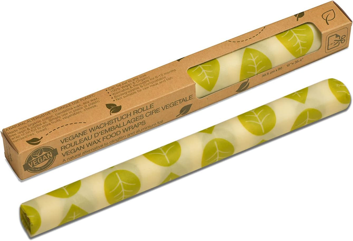Rouleau d'emballage alimentaire Nuts - cire de candelilla réutilisable