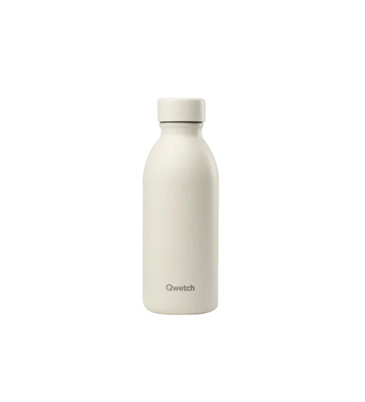 Bouteille isotherme inox 500 ml Qwetch - coloris sable uni