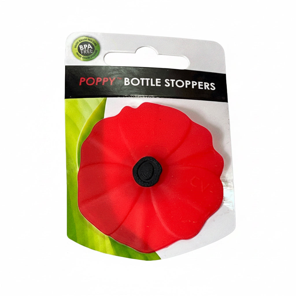 Bouchon coquelicot Charles Viancin - pour bouteilles de vin et bocaux