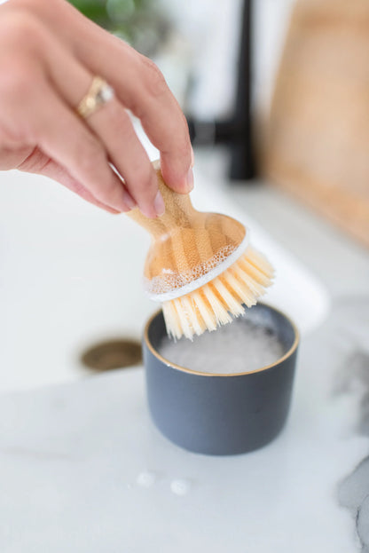 Bubble Up Set - Brossette à vaisselle + distributeur de savon en céramique - Full Circle
