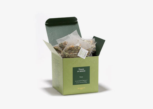 Boîte Tisane du Berger Dammann Frères - 25 sachets Cristal d'infusion aux plantes